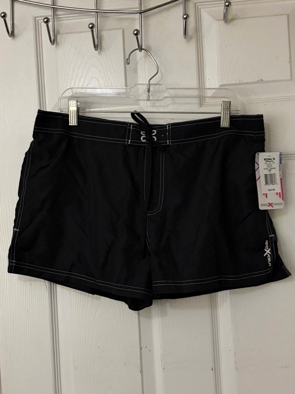 ZeroXposur Women's Black Athletic Swim Shorts Sz 16